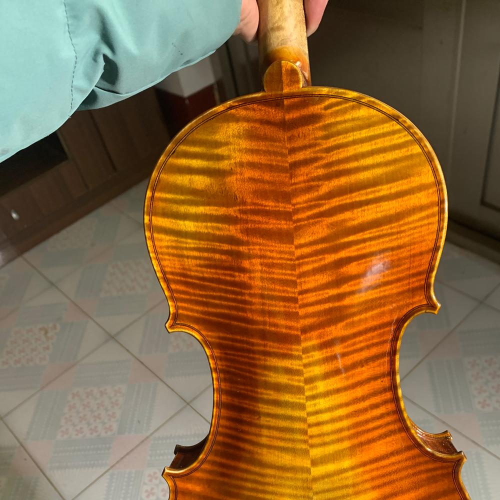 Buy Strong tone! All European spruce guarneri Violin 4/4 3/4 1/8