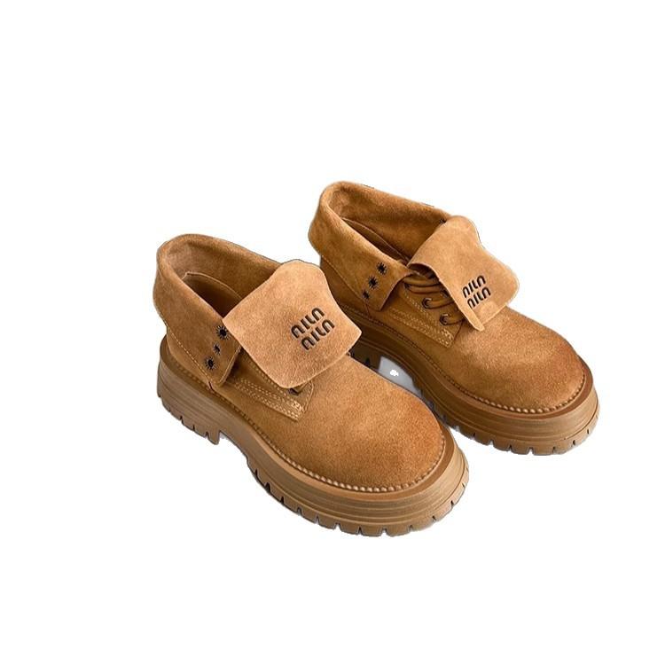 Martin boots women's new summer breathable two wear rhubarb boots British style versatile flip platform short boots women's