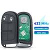 KEYYOU ID46 M3N-40821302 Smart Remote Car Key Fob For Chrysler 300C Dodge Charger Journey Challenge Dart Durango Jeep 433MHz