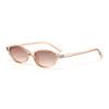 Classic Oval Small Sunglasses Women Trendy Cat-eye Sun Glasses for Ladies Fashion Daily Driving Travelling Shades UV400