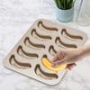 10 Antihaft-Kuchenbackform aus Metall in Bananenform, verwendet für Pfannkuchen und Kuchen, Küchen- und Bäckerei-Backzubehör