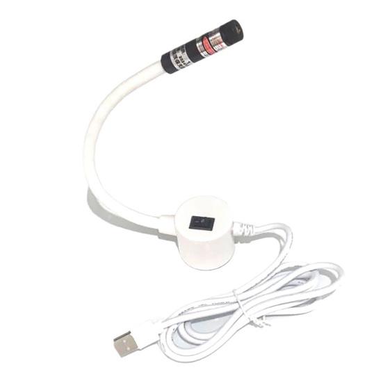 Magnetic Positioning Quilting Light Sewing Machine Red Guide Line Tool Rotating LED Stitch Seam Guide for Precise Straight Stitch Seam