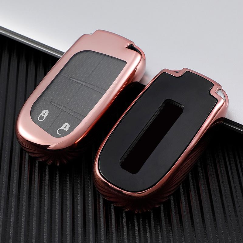 Compatible Key Cover for Jeep Compass, Renegade, Grand Cherokee & Dodge