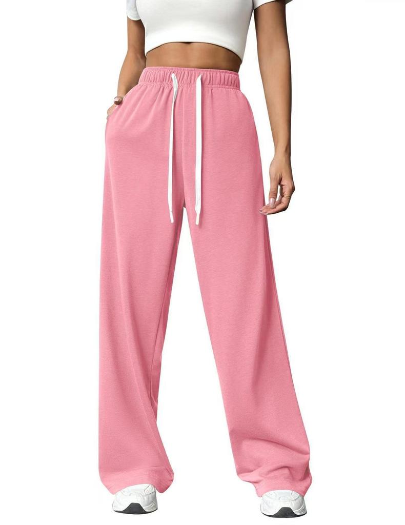 Dames Hoge Taille Casual Veelzijdige Joggingbroek met Manchetten – Europese en Amerikaanse Stijl