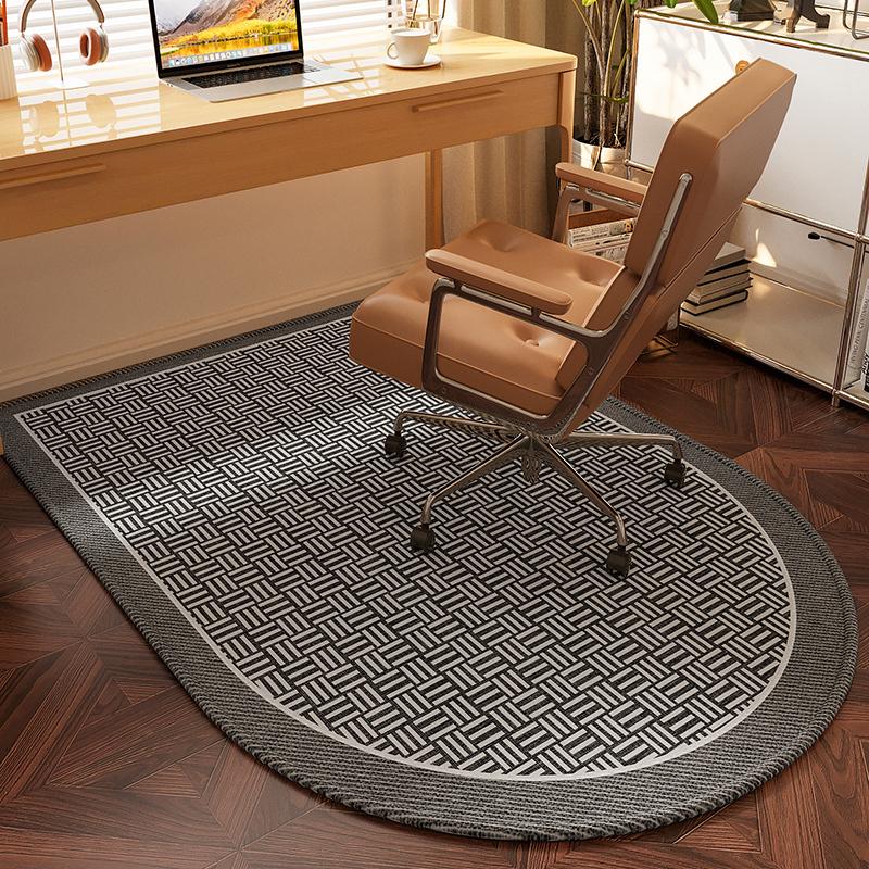 

VIKAMA Computer Chair Floor Mat Study Desk Pulley Seat Swivel Chair Mat Non-Slip Bedroom Foot Mat Dresser Carpet Home Decor 90x60cm 36x24inch