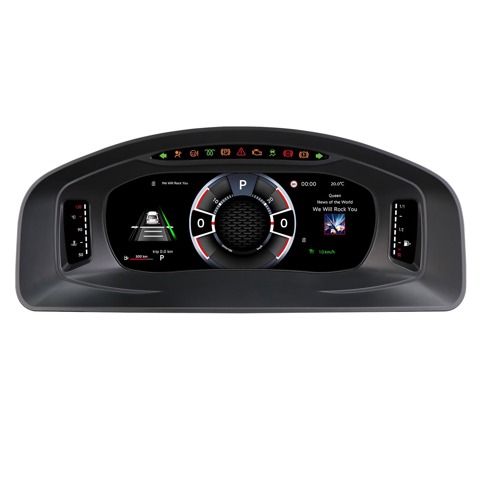 

Hizpo Modified Digital Dashboard for VW Multivan T5 2008-2015 HDMI Carplay Android Auto LCD Instrument Panel Cockpit Display Multimedia Cluster