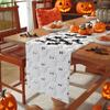 Comfortable Halloween Table Runner Soft Texture 3D Tufting Dining Tablecloth  Restaurant