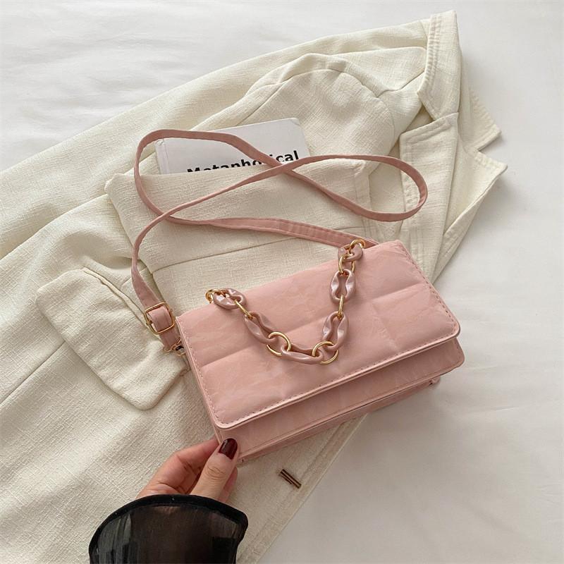 Stylish Pu Leather Crossbody Bag Chic Minimalist Shoulder Bag For Trendy Streetwear