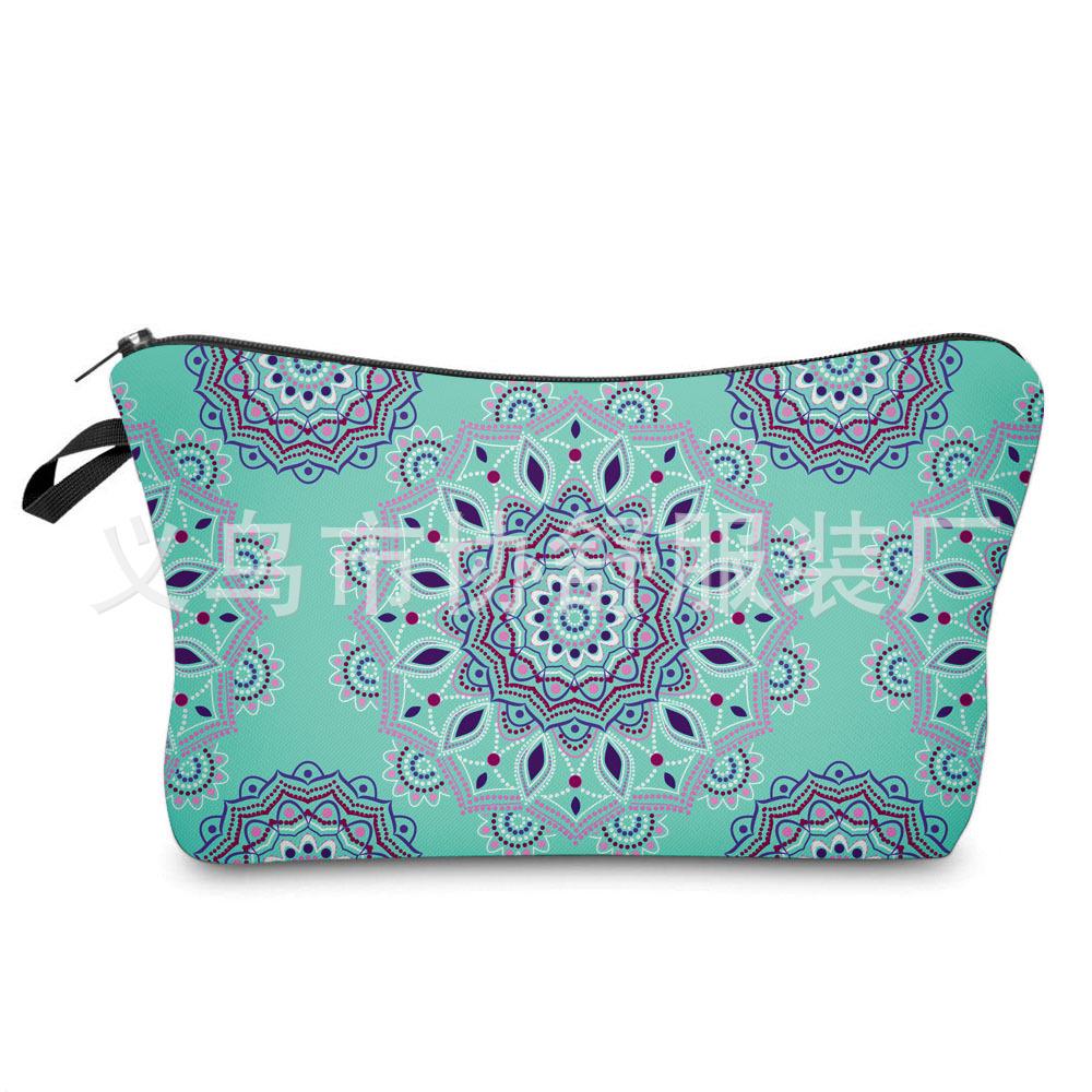 3D Printed Datura Makeup & Clutch Bag - Women's Storage Toiletry Bag