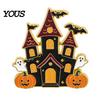 Unique Holiday Gifts for Friends Halloween Enamel Brooch Pin, Cartoon Ghost Witch Hat Black Cat Lapel Pins Spider Decorative Badge Jackets Backpacks