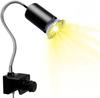 Lampada Riscaldante per Rettili Luce UVA UVB per Acquario Tartarughiera Lampadina per Esposizione al Sole e Supporto con Morsetto Girevole a 360° per Cacatua Camaleonte Alogeno