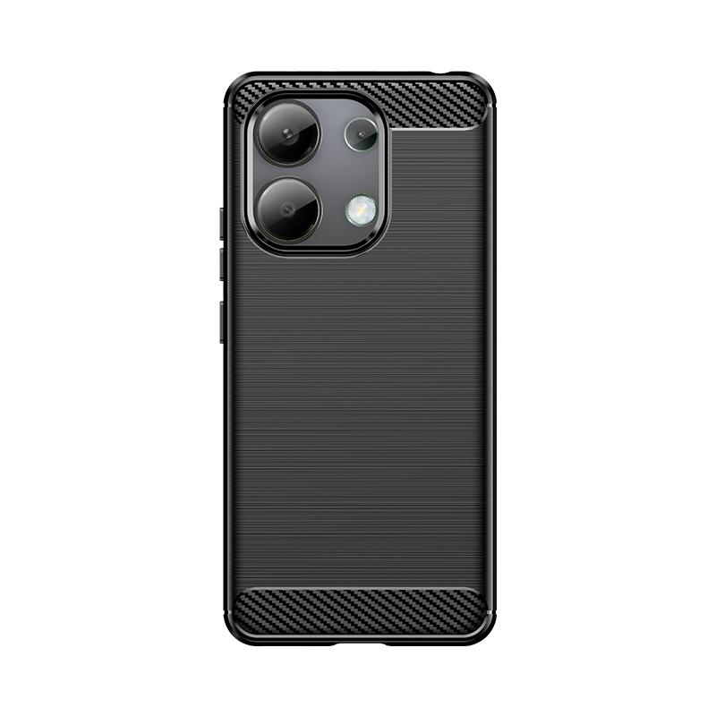 For Redmi Note 13 Case Cover Xiaomi Redmi Note 13 Pro Plus Capas Shockproof Bumper Carbon Fiber Soft TPU Fundas Redmi Note 13