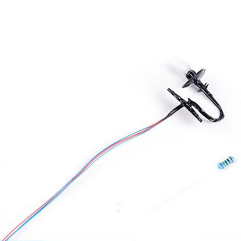 ABS Metal Material Dollhouse Wall Lamp 3V Sand Table Chandelier White/Warm Light Model