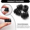 4PCS Brake Caliper Pin Bushing Kit,Rubber Brakes Calipers Slide P Bushing for Sealing,Durable Caliper Pin Boots Car Accessories Compatible with