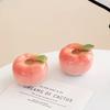 Fruit Ceramic Candle Holder Desktop Apple Persimmon Candle Holder Decoration Candle Container Candlelight Dinner Romantic Decor