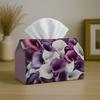 1pc Romantic Elegant Artistic Tissue Holder - Calla Lily Floral Design, Sturdy Napkin Organizer for Vehicle, Kitchen, Dining, Home Decoration - Decora