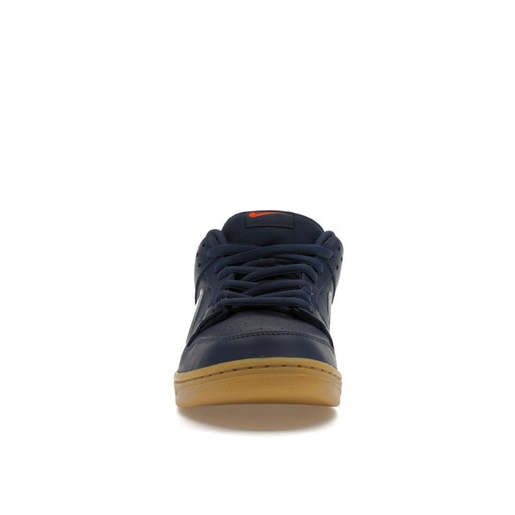 Nike Dunk Low Pro SB Navy Gum Unisex Tenisky Modrá Bílá Oranžová FJ1674-400