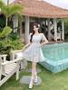 Princess Style Plus Size 2026 Sweet Summer Mesh Bow Dress