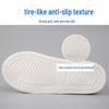 Unisex PVC Waterproof High-Top Non-Slip Shoe Covers for Travel