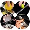 Stainless Steel Manual Grater for Cheese Lemon Vegetable Potato with Non Slip Handle Sharp Kitchen Tool