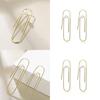 Stylish Alloy U-shaped Pearl Earrings For Women Elegant Simple Jewelry