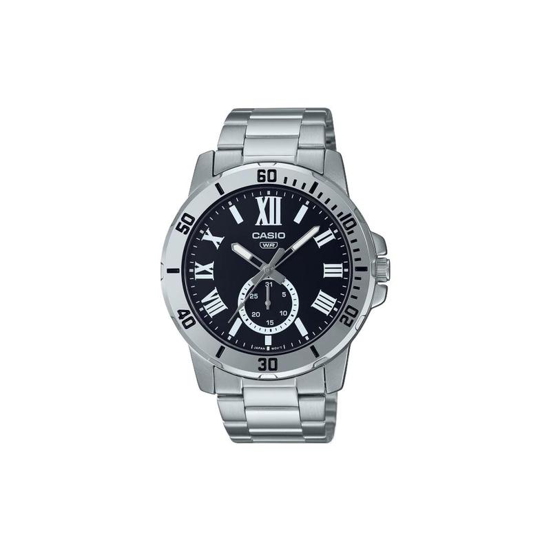 

Casio Swordfish Water Ghost Ocean Heart Waterproof Quartz Movement Japanese and Korean Watch Men s Watch Black Dial MTP-VD200D-1B чёрный