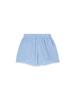 SALAD BAGUNI Lace Hem Seersucker Shorts - Blue