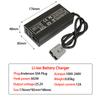 25.2V 10A 12A 28A Charger Smart Aluminum Case for 6S 22.2V Outdoor Li-ion Battery,Battery Pack Charger Built-in cooling fan