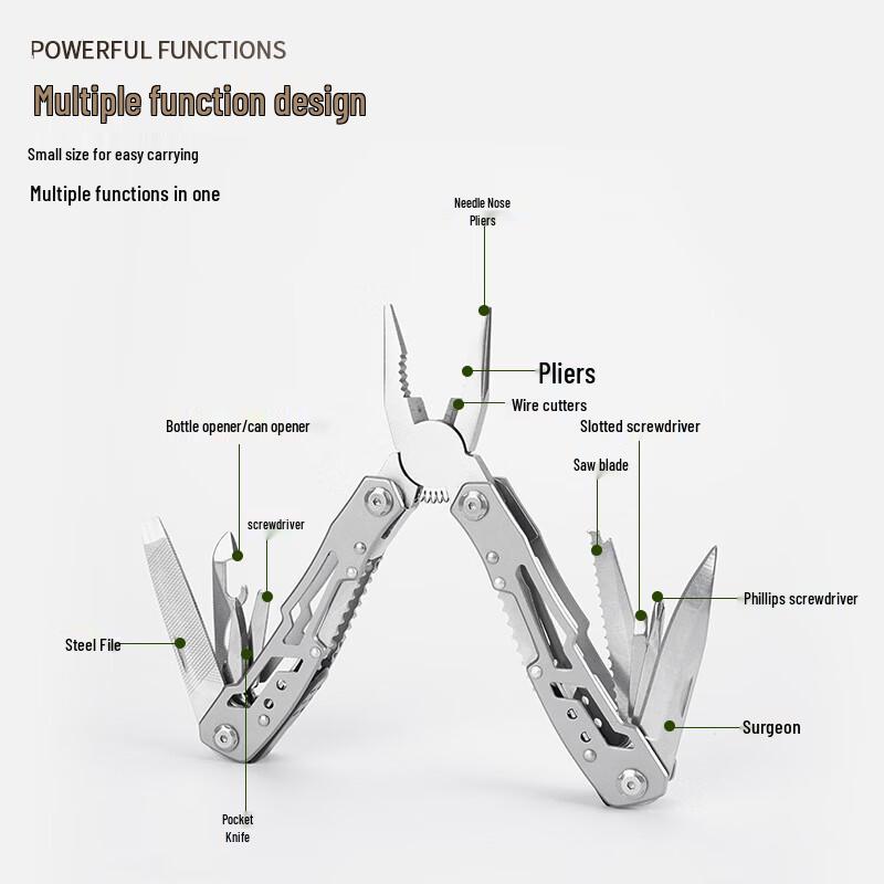 Li Xin Stainless Steel Outdoor Multi-tool Pliers