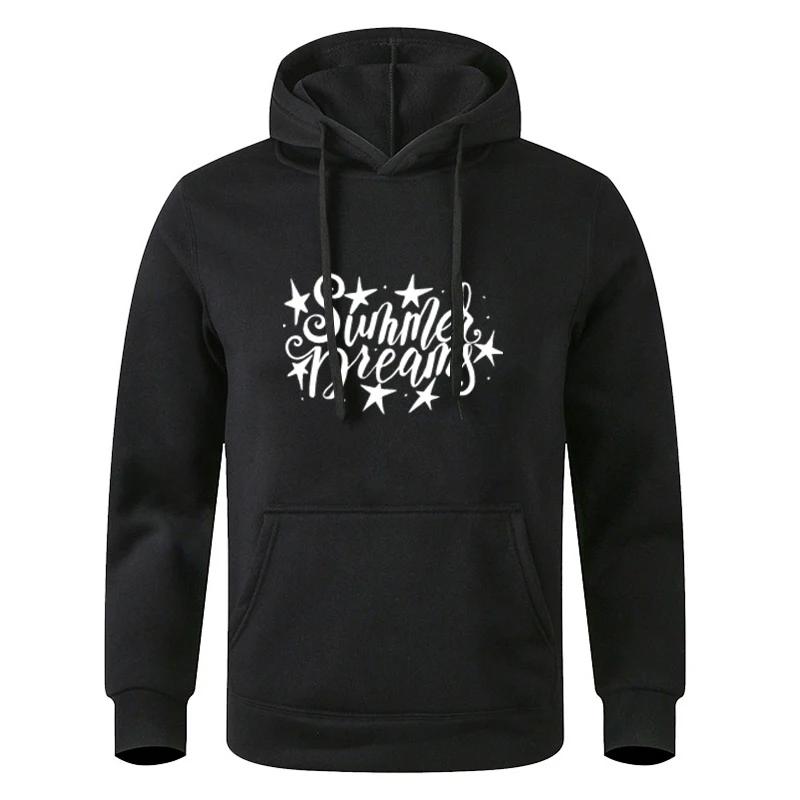 

For Male And Women Men s Spring Autumn Solid Color Casual Oversize Black Sweatshirt Hoodie Pullover 3XL