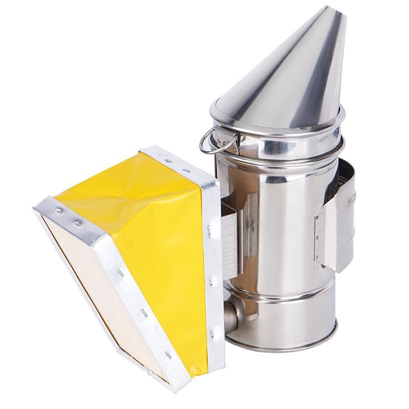 Stainless Steel Pointed Nozzle Bee Smoker with Bellows Stainless Steel Mini Smoker