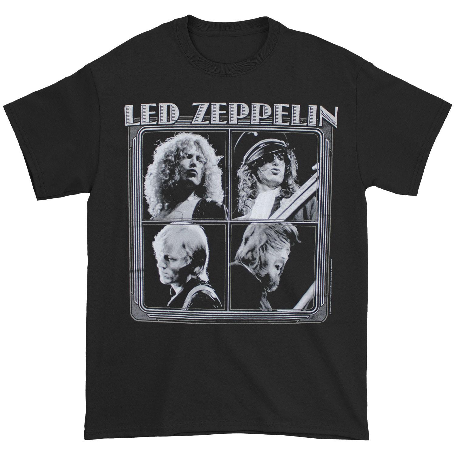 Men s Led Zeppelin Individual Live T-shirt Small Black S