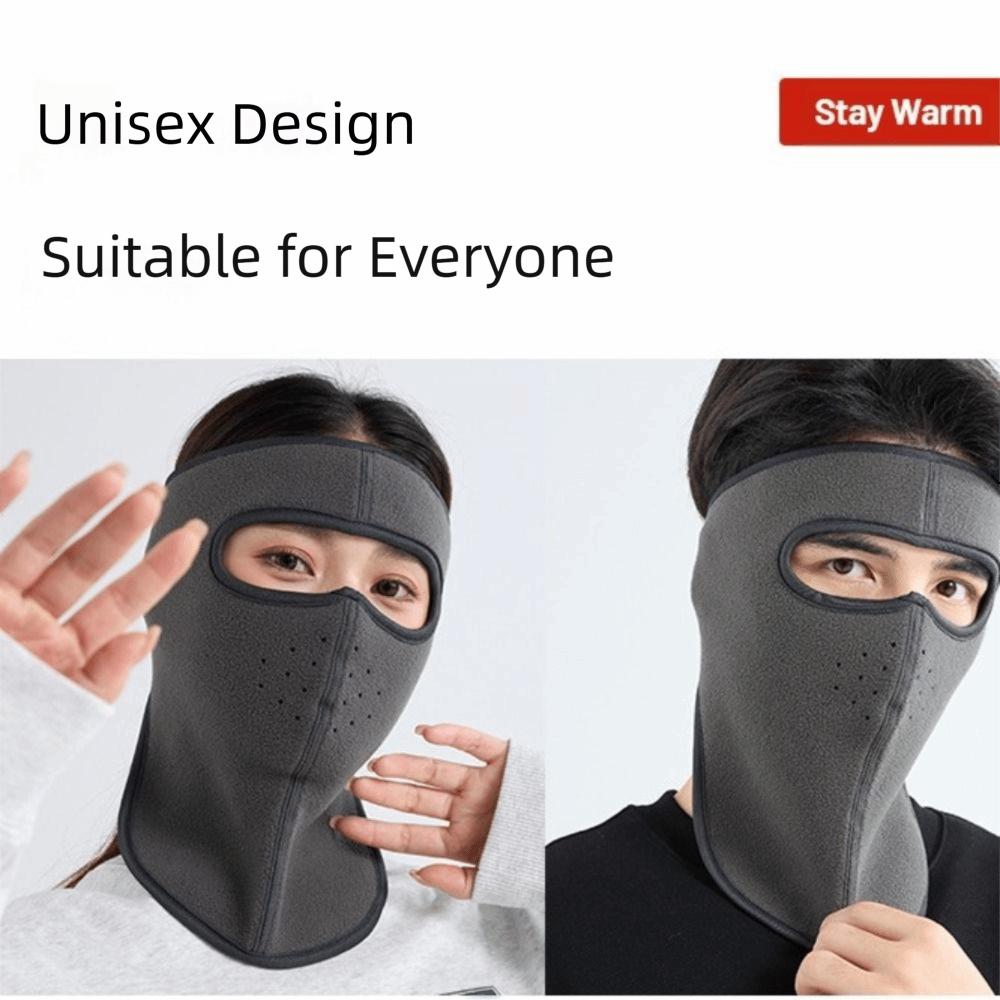 Winter Protection Windproof Mask Thickened Warm Mask Comfortable Wear Cycling Mask  Cold Weather