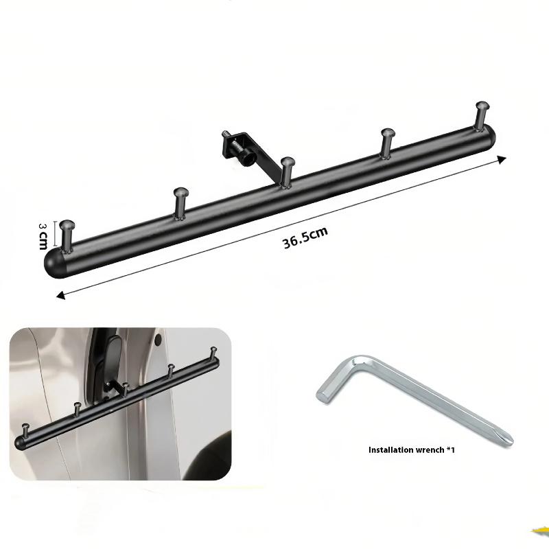 Cross Bar Hook For Electric Bikes With Multiple Hooks Easy Installation Metal Hook Universal Multifunctional Hook