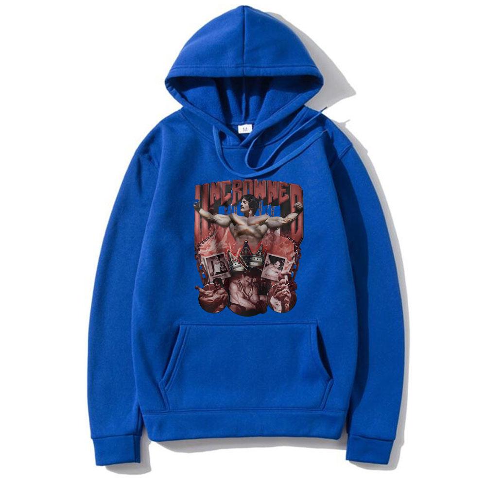 Funny Uncrowned Mike Mentzer Steroids Pump Cover Hoodie Unisex Gym Bodybuilder Hooded Sweatshirt Male Fleece Cotton Hoodies