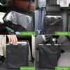 Foldable Car Trash Can With Storage Pockets Waterproof Leakproof Hanging Garbage Bin For Auto Outdoor Camping Organizer