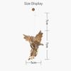 6pcs with Hanging Rope Christmas Angel Pendant Electroplated Christmas Angels Figurine  New Year