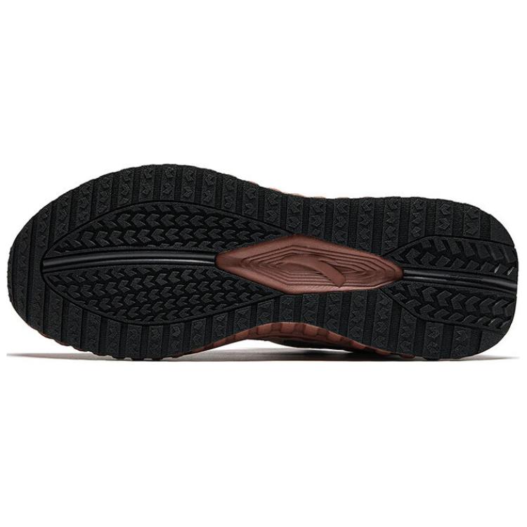 Anta Comfortable Fashionable Wear-Resistant Non-Slip Low-Top Training Shoes Men Sneakers Brown 912447728-1