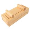 Kitchen Gadget Wooden Sushi Press Detachable Effortless Rice Roll Maker Rectangular Easy To Clean Rice Roll Mould Home Kitchen