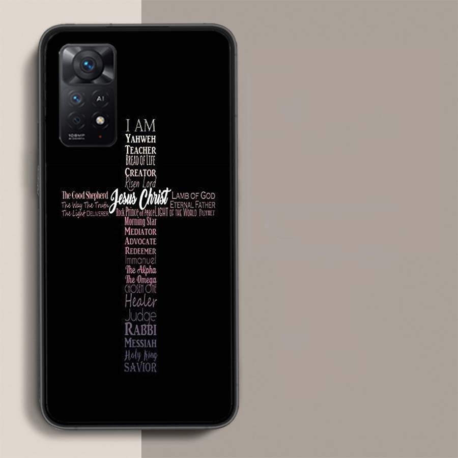 God Jesus Pray Phone Case For Redmi Note 14+ 13 Pro Plus 14C 13C 12C 12 10A 10C 10 9 8 9A 9C 9T 8A 7 Pro Xiaomi Capa Cover Cute