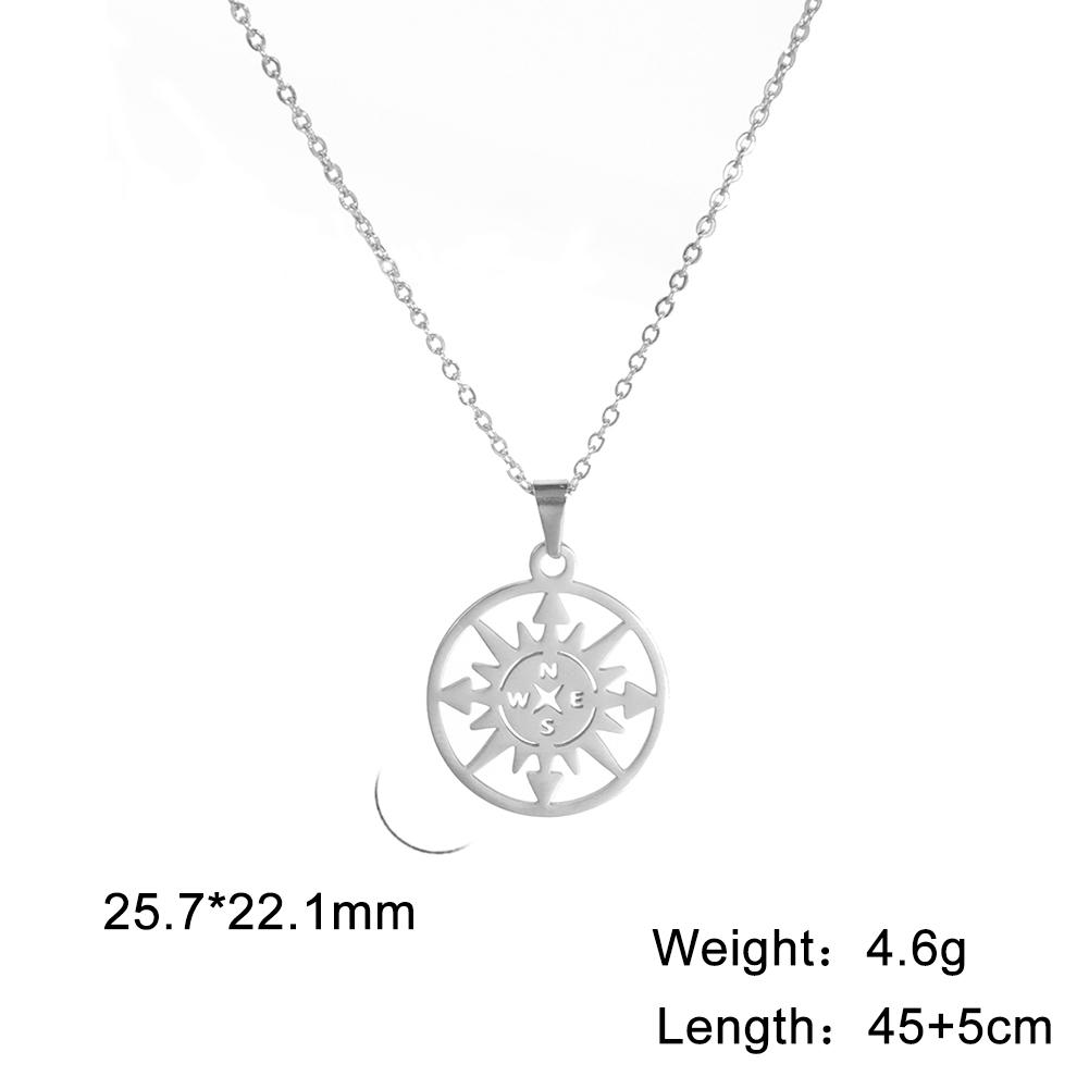 My Shape Lightning Necklaces For Women Tooth Mountain Heart Stainless Steel Necklace Choker Fashion Jewelry Gifts For Girlfriend