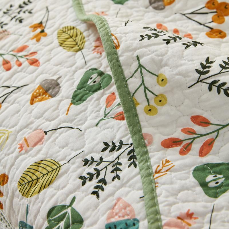 Korean Cotton Small Fresh Floral Sofa Cushion Washed Cotton Four-Season Non-Slip Universal Seat Cushion Sofa Cover Cover Towel