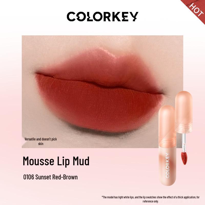 

Colorkey Блеск для губ - Маленькое яйцо Матовая грязь для губ для весны/лета