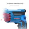 Dongcheng J1Z-FF05-10BK 600W Elektrische Bohrmaschine CN-Stecker (Adapter enthalten)
