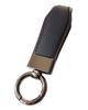 [MKMC] Keychain Key Ring Men's Leather Design Women's Leather Key Ring Compatible with Car Smart Key Home Bicycle Motorcycle Key (Black)