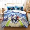 Genshin Impact Sleep Bedding Collection Cartoon Anime Bedspread Cover Single Size Size Double Size Size Kids Boys Luxury Three-Dimensional Bed Linen