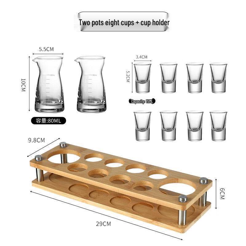 Crystal Gold Rim Baijiu Decanter Set