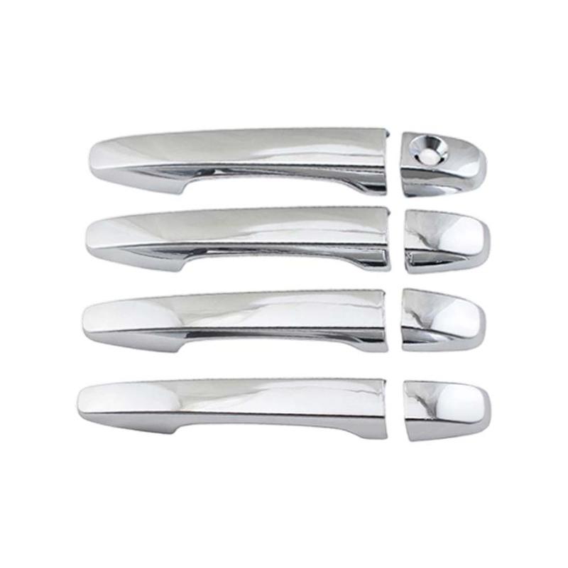 Car Decoration Door Bowl Handle Cover For Toyota  2010-2015 Silver Cars Accessories Exterior Styling Upgrade