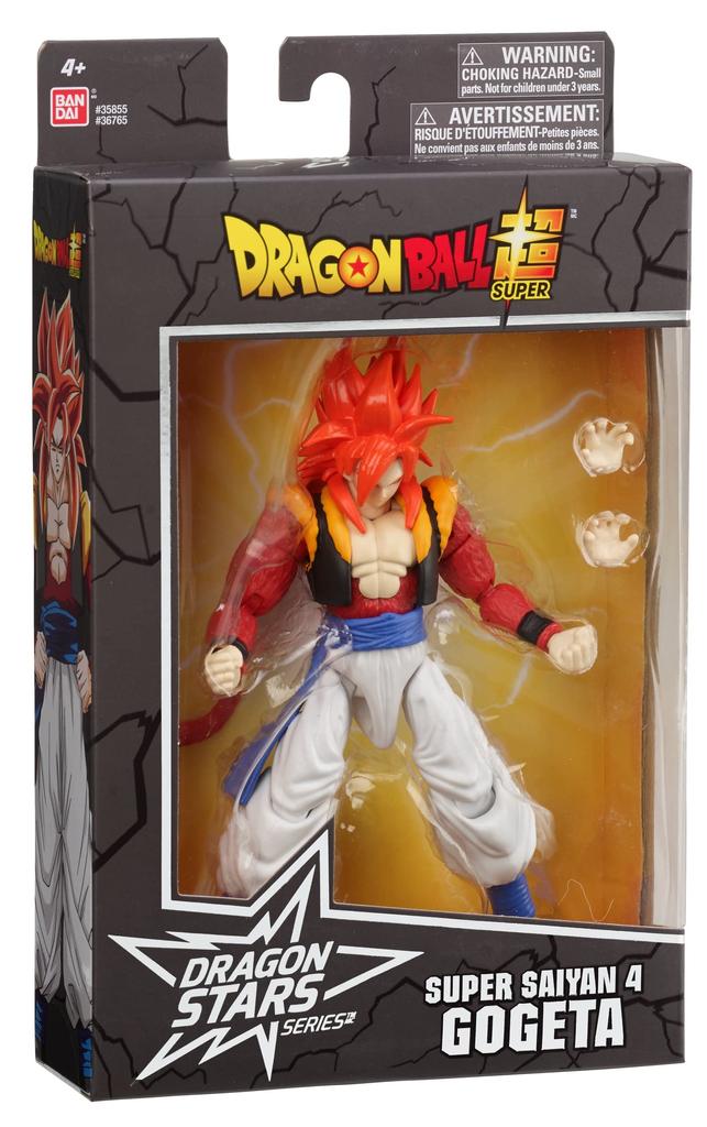 Bandai America Dragon Ball Super Dragon Stars Super Saiyan 4 Gogeta Action Figure 6.5