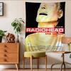 Rock Band RRadiohead Musik Cartoon Wandteppich Kunst Science-Fiction Zimmer Heimdekoration Kunst Heimdekoration